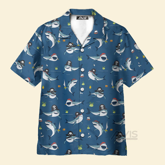 Shark Pirates - Hawaiian Shirt