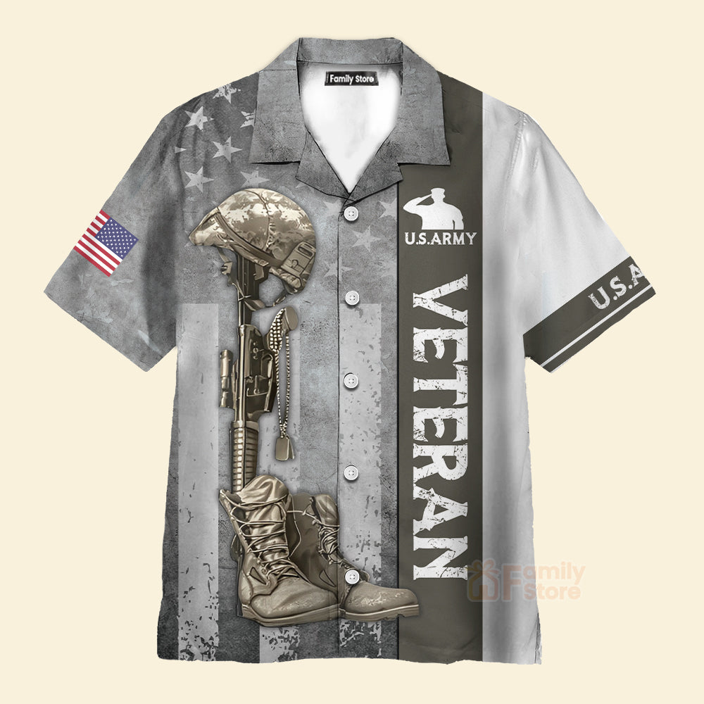 US Army Veteran Hawaiian Shirt