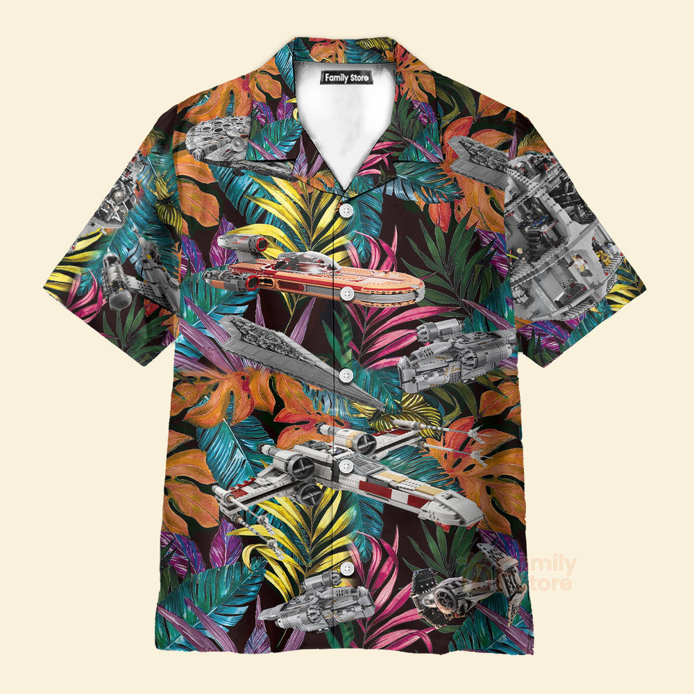Star wars Lego Ship Tropical - Hawaiian Shirt
