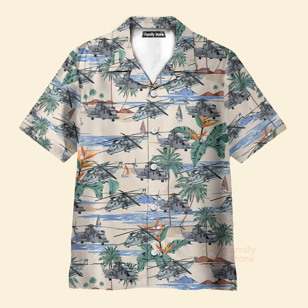 US Air Force Sikorsky MH-53 Pave Low Hawaiian Shirt
