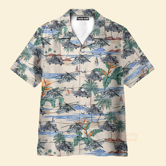 US Air Force Sikorsky MH-53 Pave Low Hawaiian Shirt