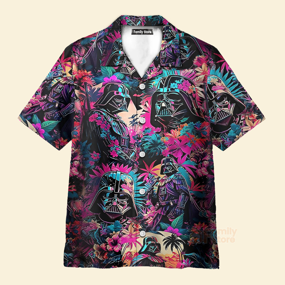 Starwars Darth Vader Synthwave Cool - Hawaiian Shirt