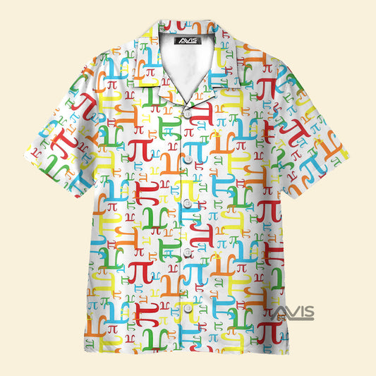 Pieces Of Pi Math V1 - Gift For Teacher, Student - Hawaiian Shirt