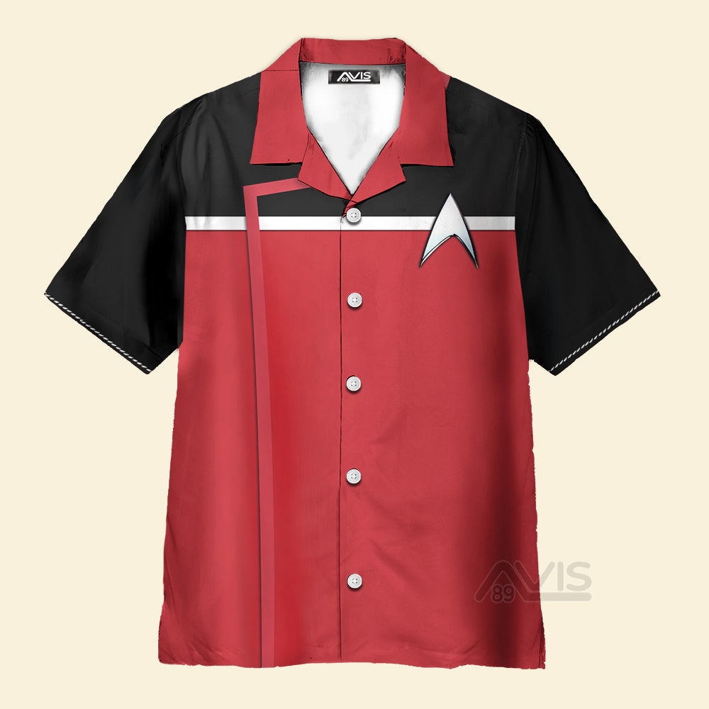 SaTr Dress Uniform Command Division Cool Cosplay Costume - Hawaiian Shirt