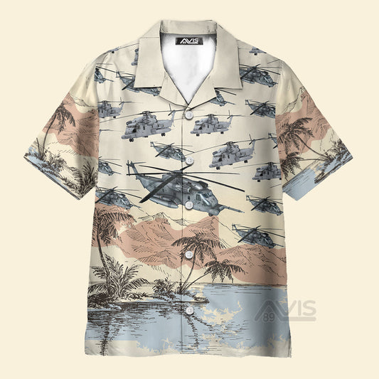 US Air Force Sikorsky MH53 Pave Low - Hawaiian shirt