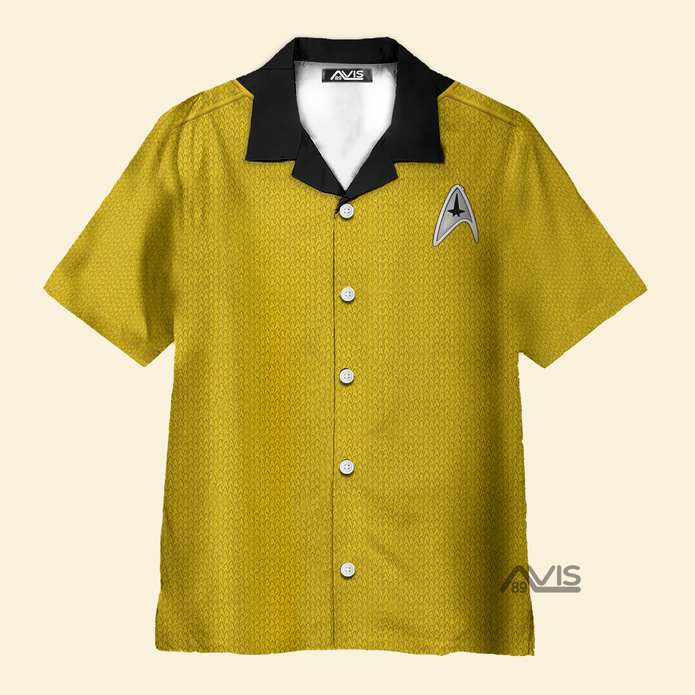 SaTr Into Darkness Gold Cool Costume Cosplay - Hawaiian Shirt