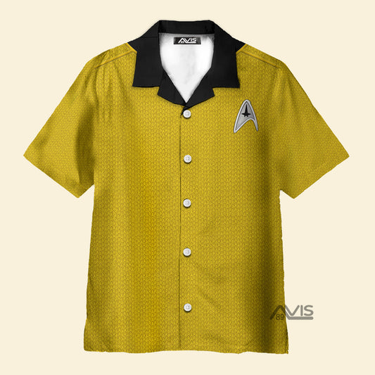 SaTr Into Darkness Gold Cool Costume Cosplay - Hawaiian Shirt
