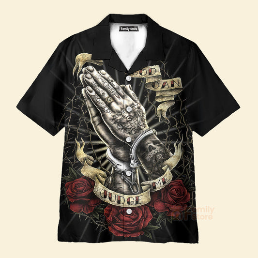 Jesus Only God Can Judge Me - Hawaiian Shirt