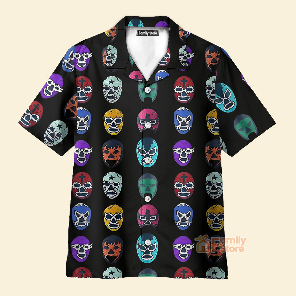 Mexican Culture Traditional Masks - Hawaiian Shirt