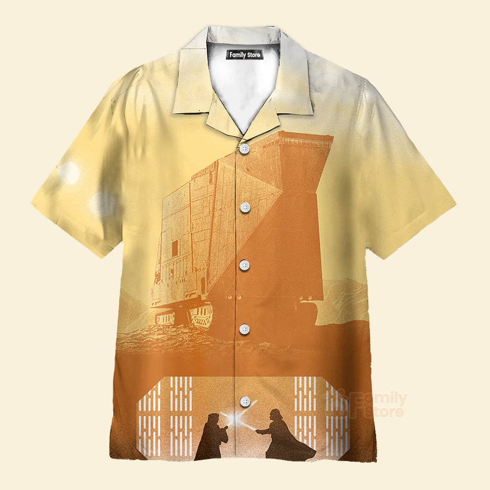 Stwa Darth Vader Qui - Gon Jinn Hawaiian Shirt