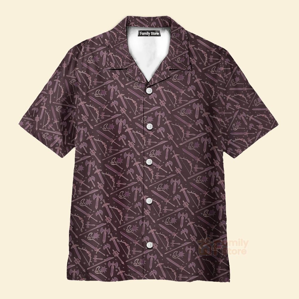 Dungeons and dragons, Dungeon and dragon gift, DM gift, DnD Button Up
