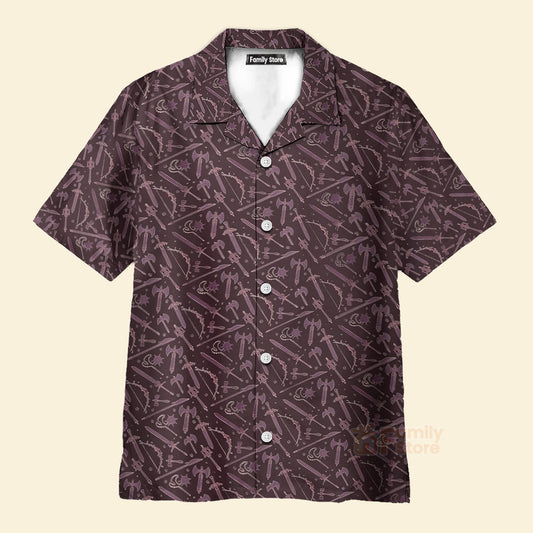 Dungeons and dragons, Dungeon and dragon gift, DM gift, DnD Button Up