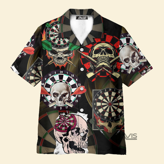 Skull Killer Darts - For Men And Women - Hawaiian Shirt