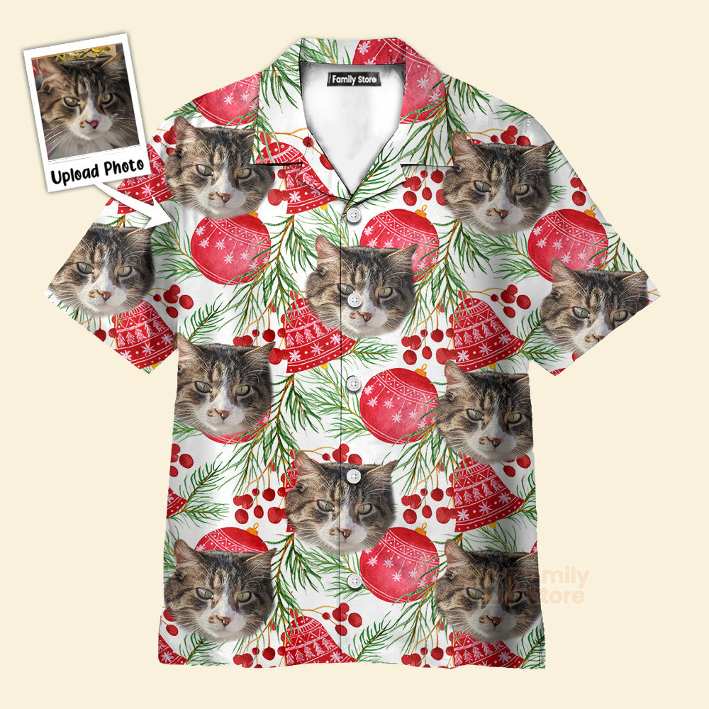 Custom Photo Dog, Cat Funny Photo For Men, Husband - Hawaiian Shirt