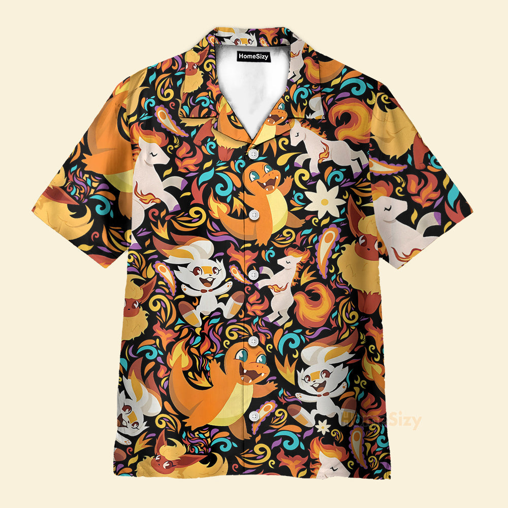 PoMo Seamless Pattern V9 - Hawaiian Shirt
