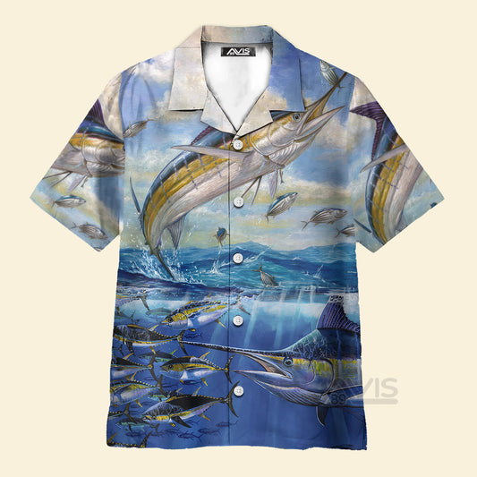 Fishing Ocean Blue Sky Freedom - Hawaiian Shirt
