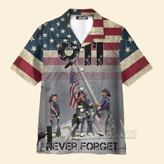 USA Never Forget 9-11 Aloha - Hawaiian Shirt