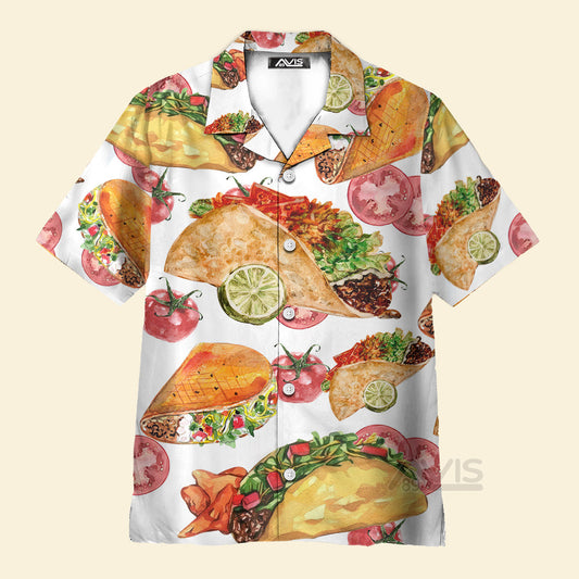 Food Life Is Better With Tacos - Gift For Food Lovers - Hawaiian Shirt