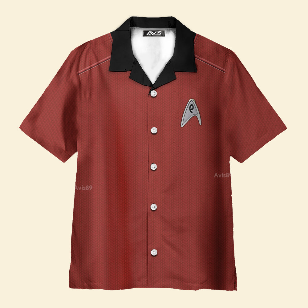 SaTr Into Darkness Red Cool Costume Cosplay - Hawaiian Shirt