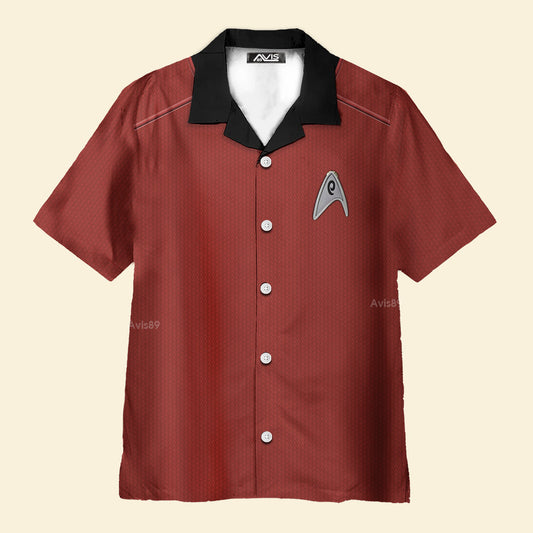 SaTr Into Darkness Red Cool Costume Cosplay - Hawaiian Shirt