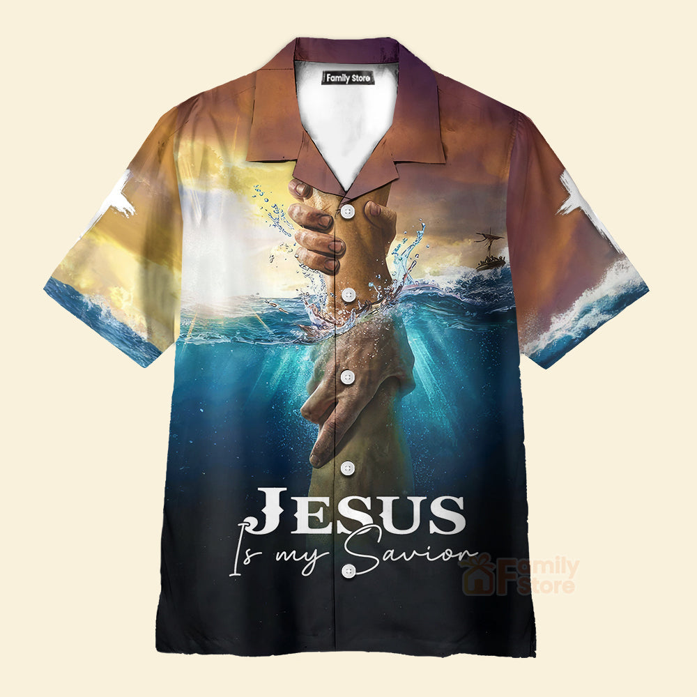 Faith-Inspired It My Savior Hands In Water - Hawaiian Shirt
