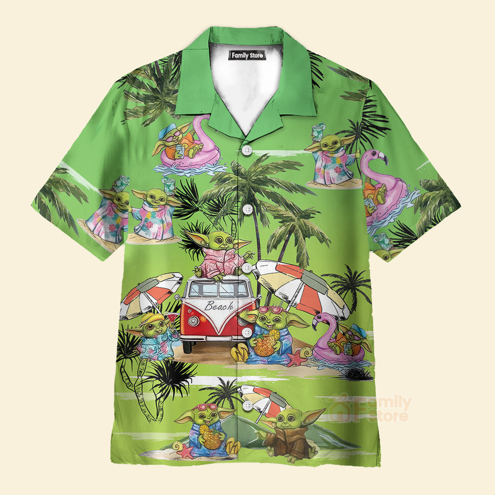 Stwa Disney Baby Yoda Cool Hawaiian Shirt