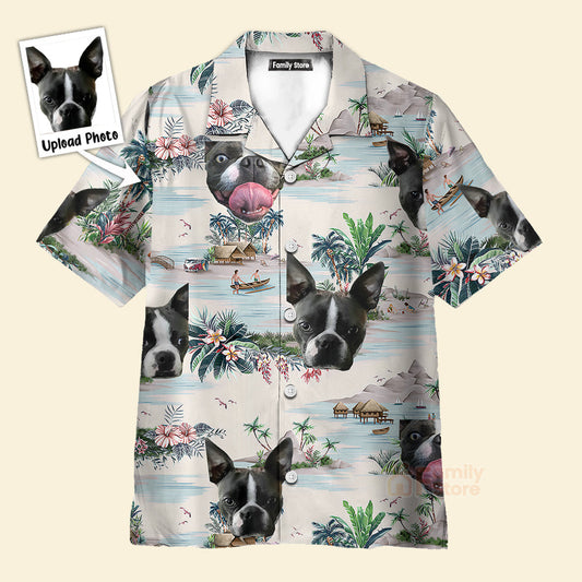 Funny Custom Face Custom Dog  Hawaiian Shirt