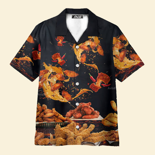 Chicken Wing Fast Food Delicious - Gift For Food Lovers - Hawaiian Shirt