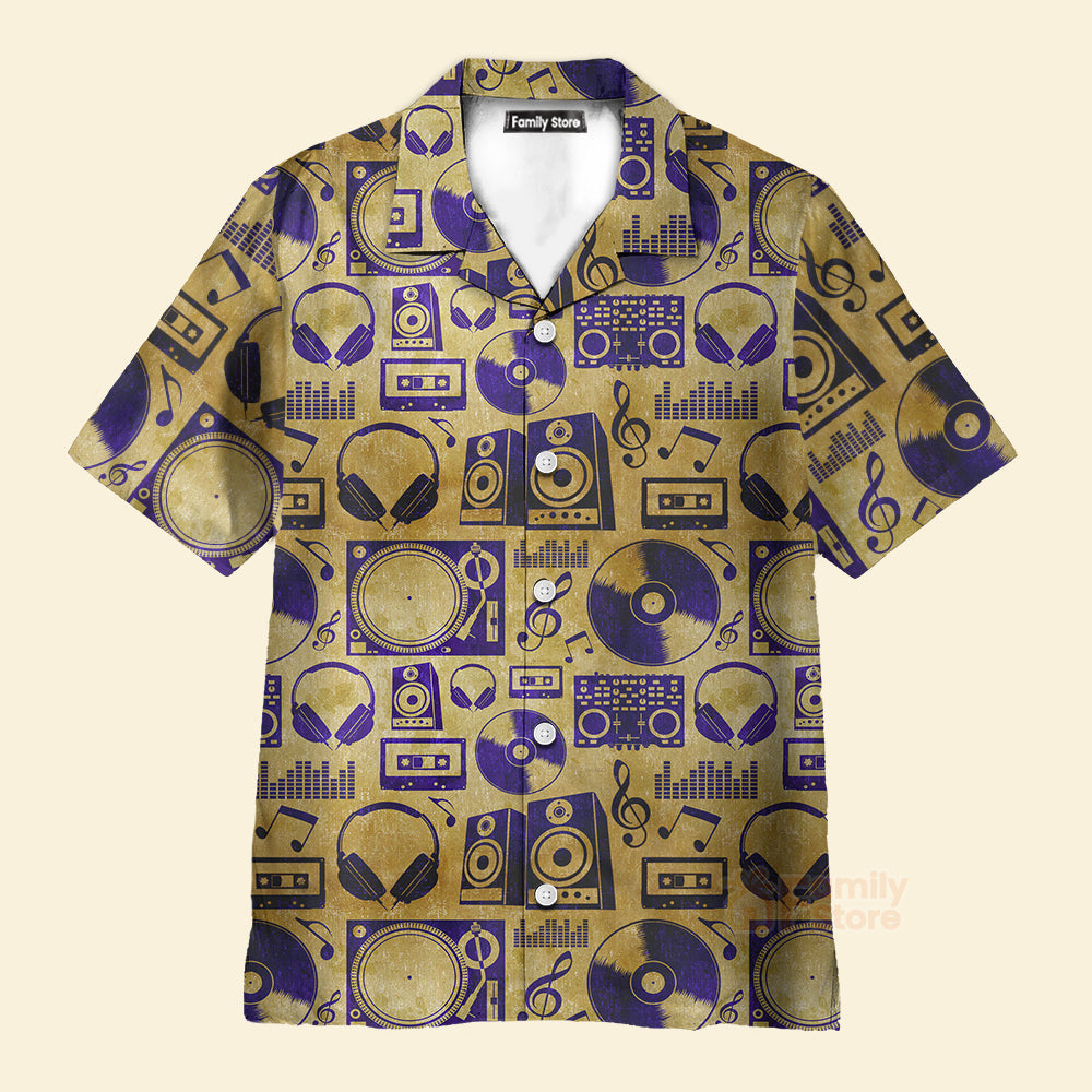 Music DJ Vintage - Hawaiian Shirt