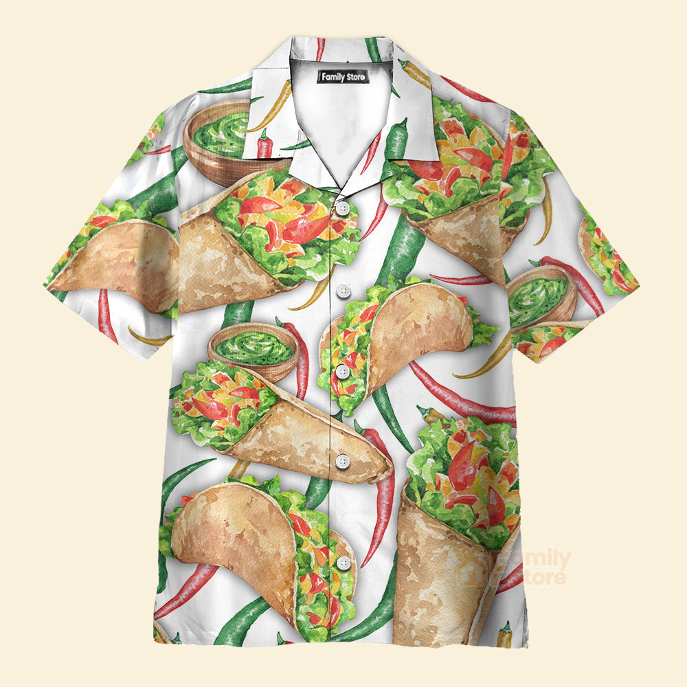 Food Burritos Make Me Happy Delicious Meal - Hawaiian Shirt