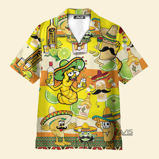 Tacos Tequila Yellow Aloha - Hawaiian Shirt