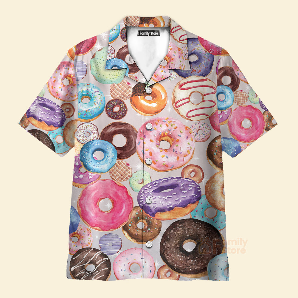 Funny Food Donut Lovely Style Hawaiian Shirt