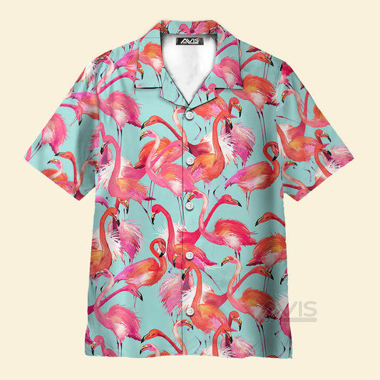 Unique Flamingo Pattern D13 - Hawaiian Shirt