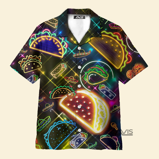 Food On Tuesday God Created Tacos Stunning - Gift For Food Lovers - Hawaiian Shirt