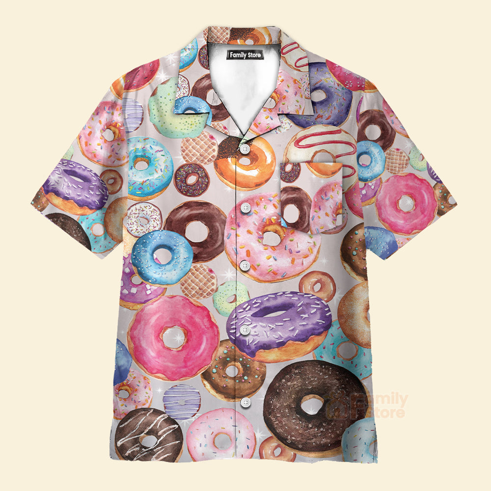 Funny Food Donut Lovely Style Hawaiian Shirt
