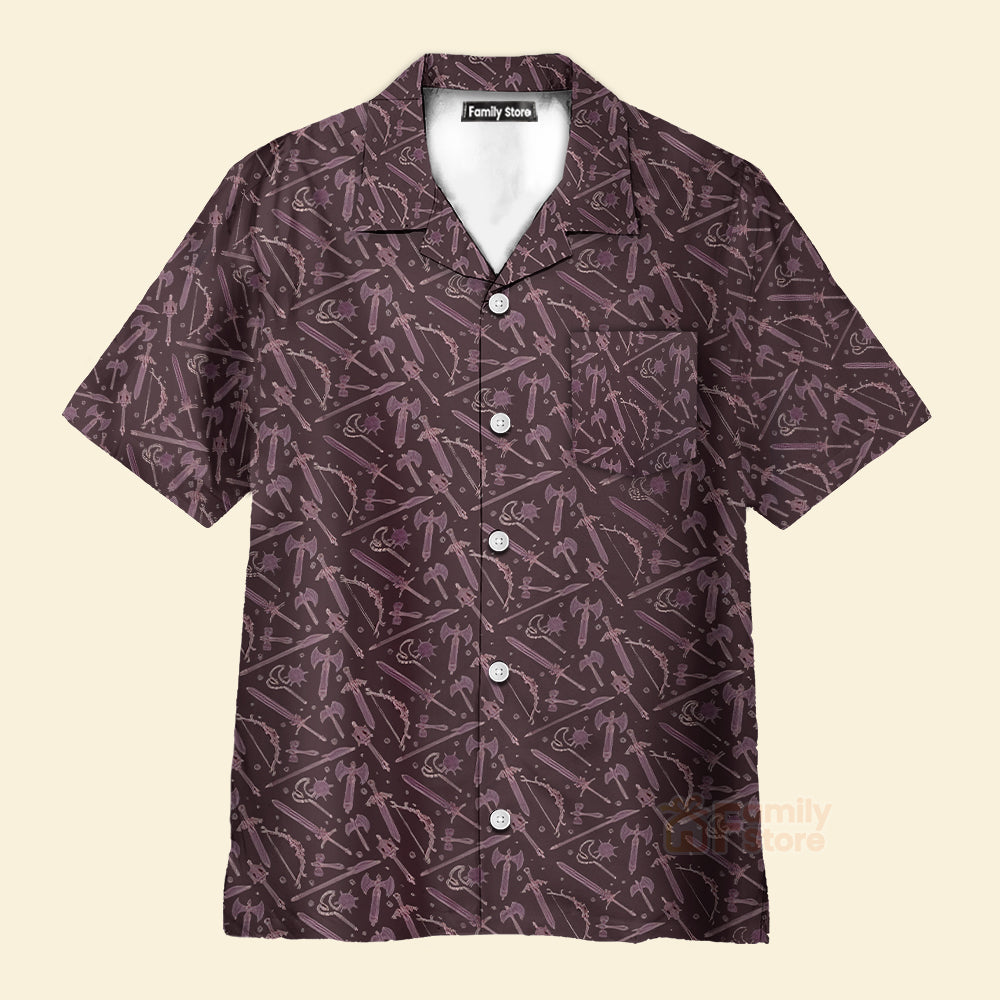 Dungeons and dragons, Dungeon and dragon gift, DM gift, DnD Button Up