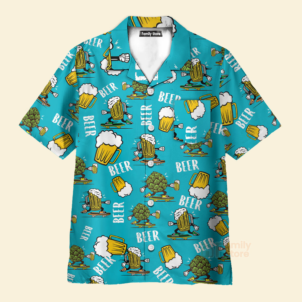 Oktoberfest Beer Lovers Aloha Hawaiian Shirts For Men, Women
