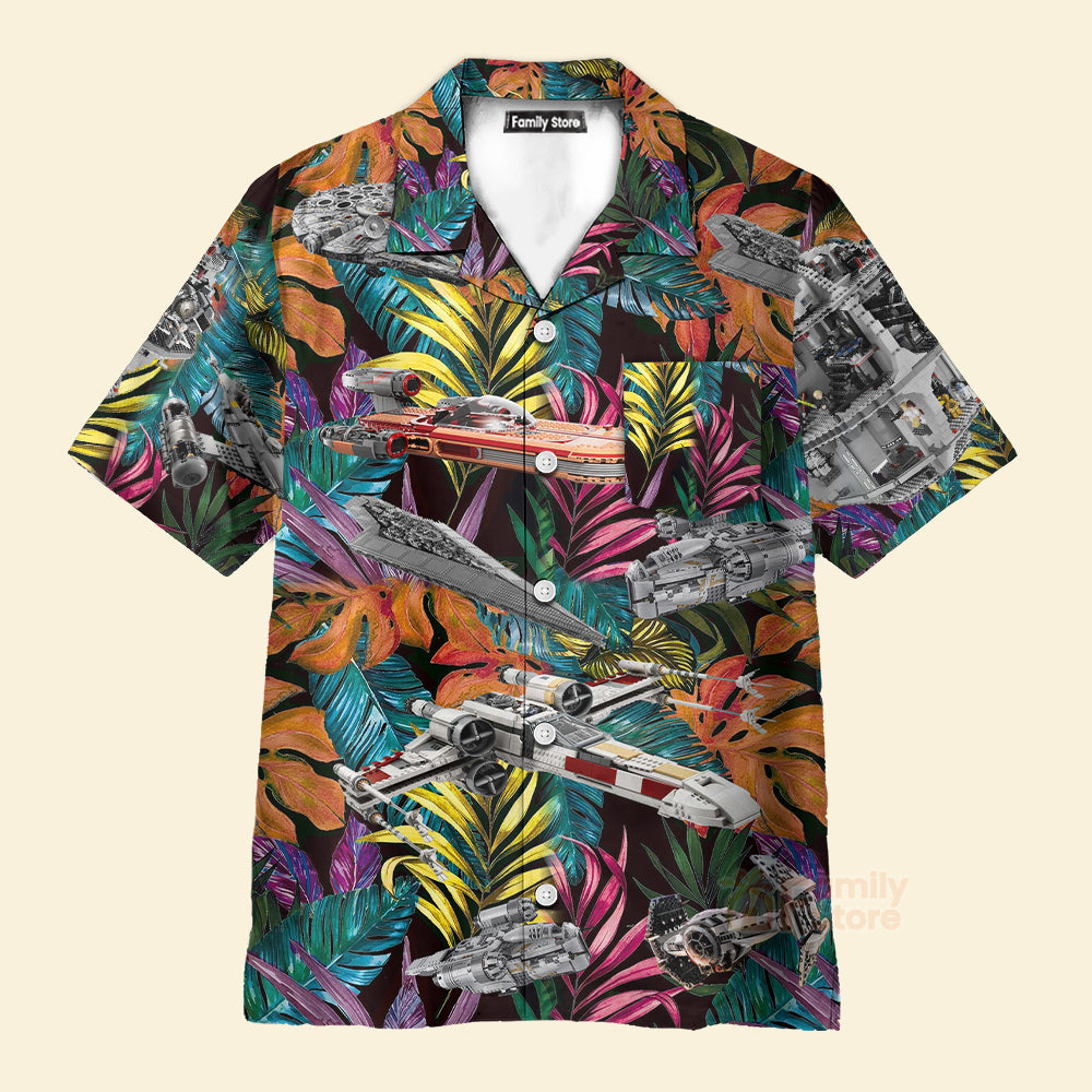 Star wars Lego Ship Tropical - Hawaiian Shirt