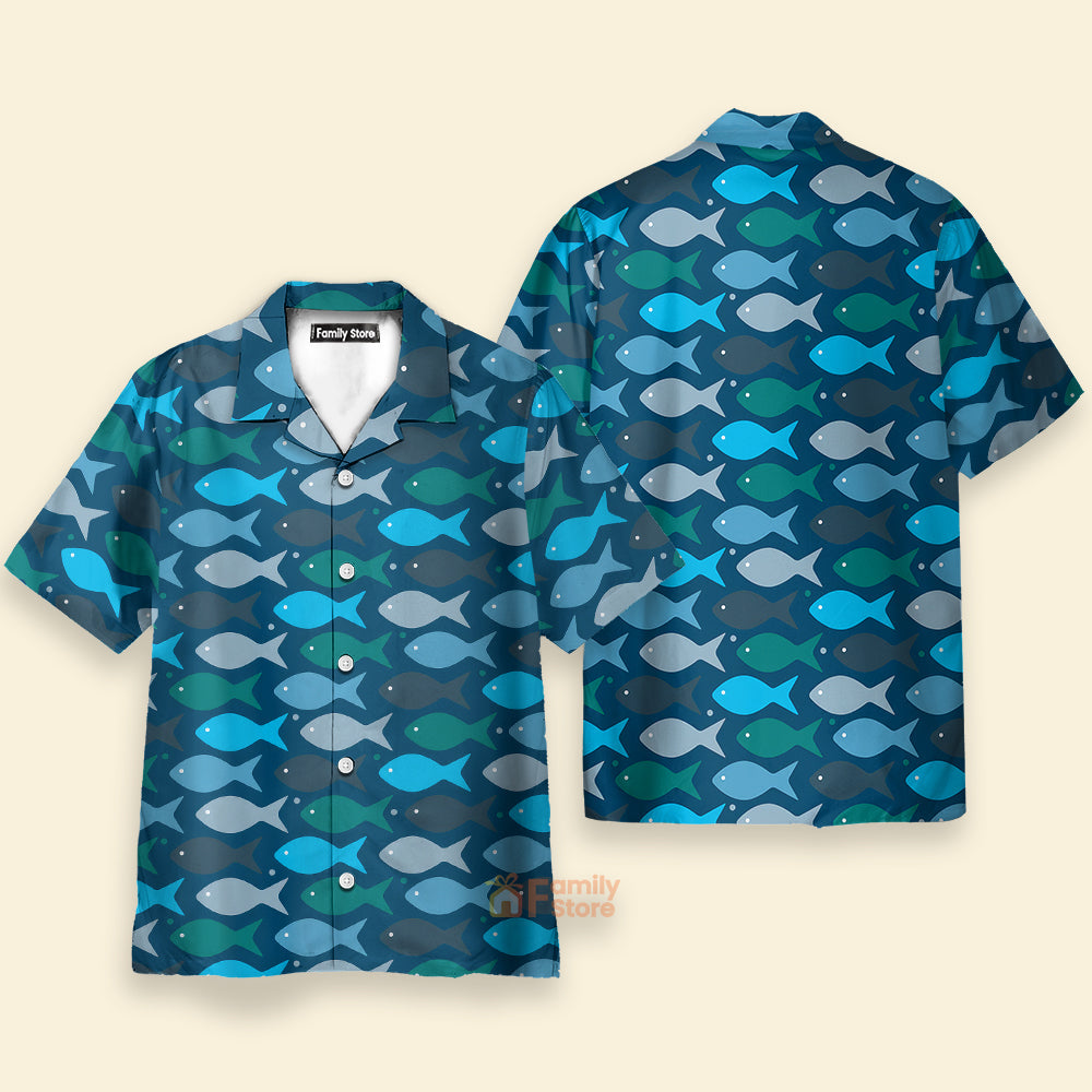 Fishes In The Deep Sea - Hawaiian Shirt