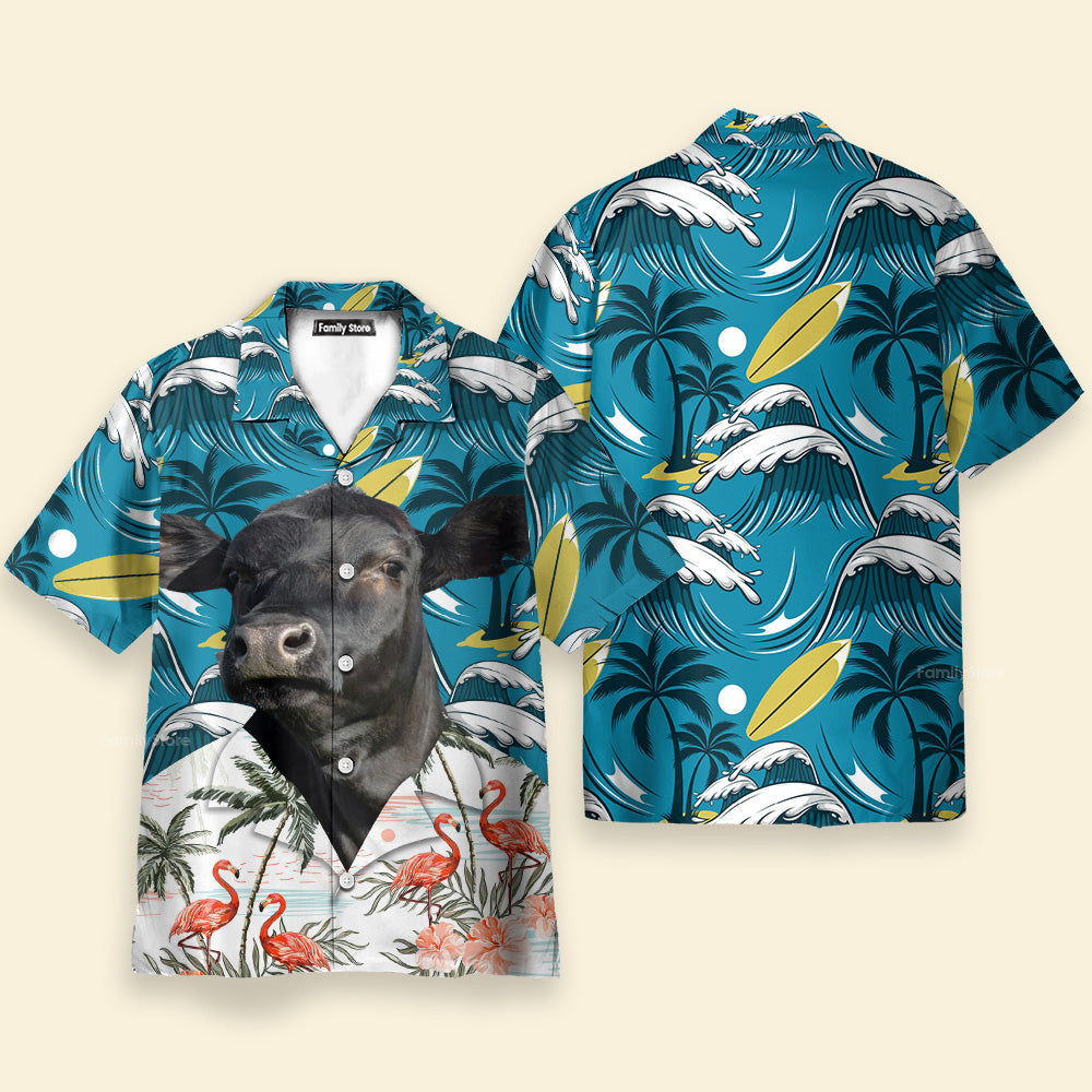 Unique Black Angus Hawaiian Shirts