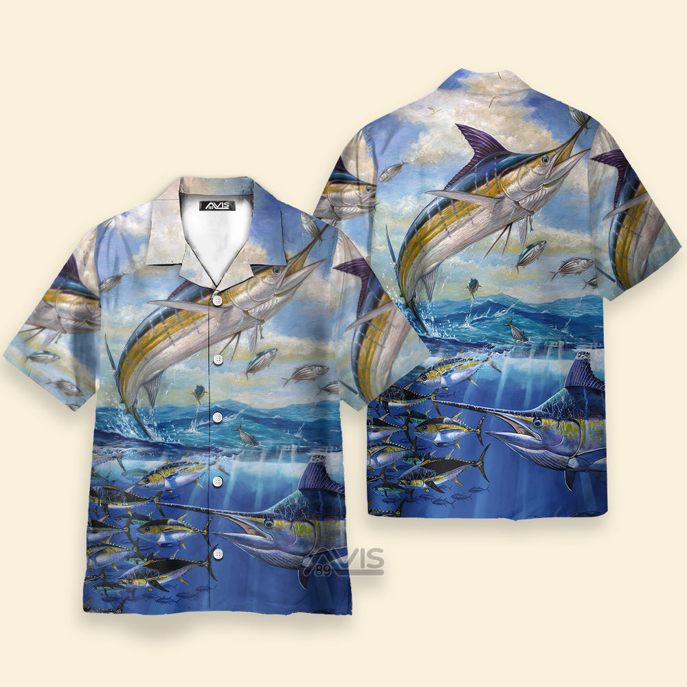 Fishing Ocean Blue Sky Freedom - Hawaiian Shirt
