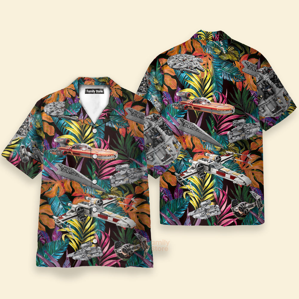 Star wars Lego Ship Tropical - Hawaiian Shirt