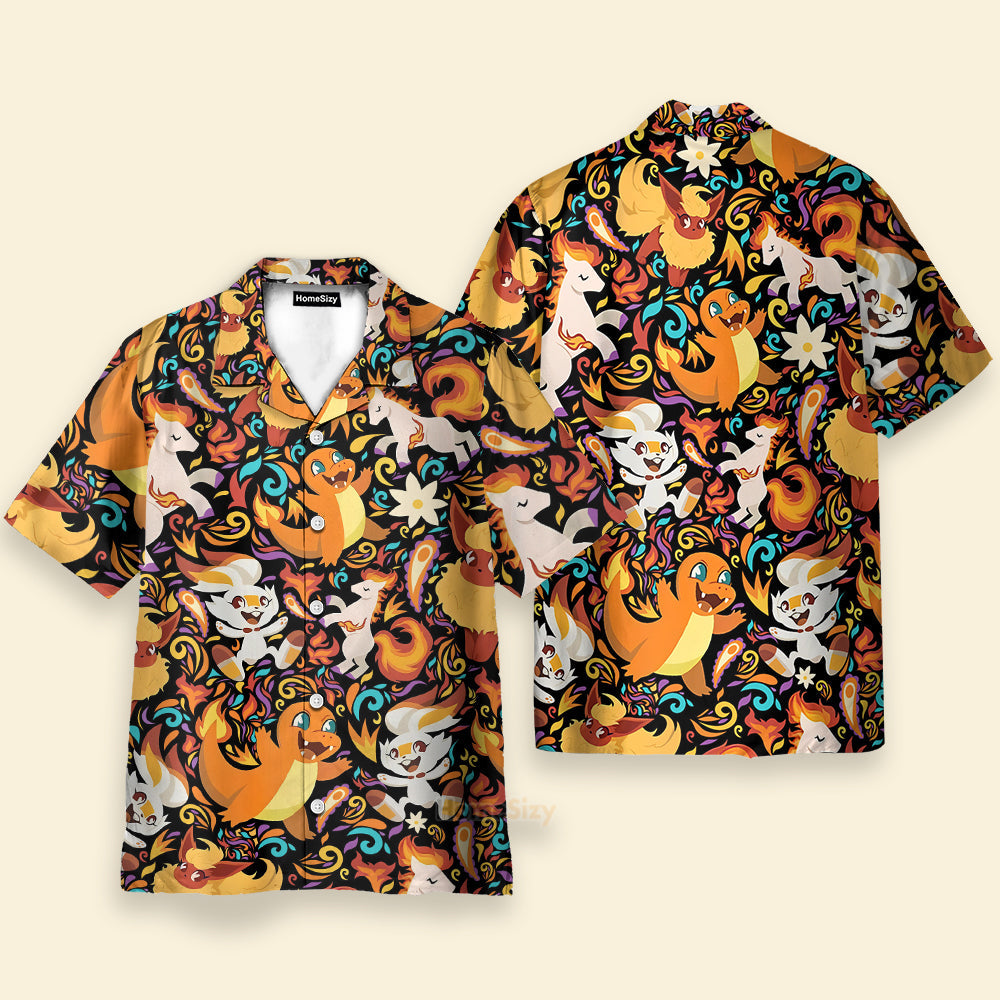PoMo Seamless Pattern V9 - Hawaiian Shirt