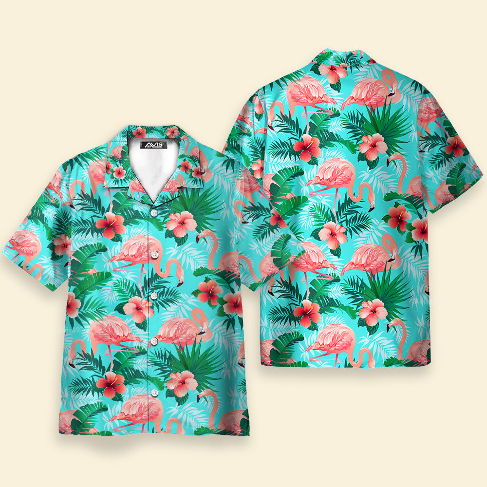 Flamingo 04 Hawaiian Shirt