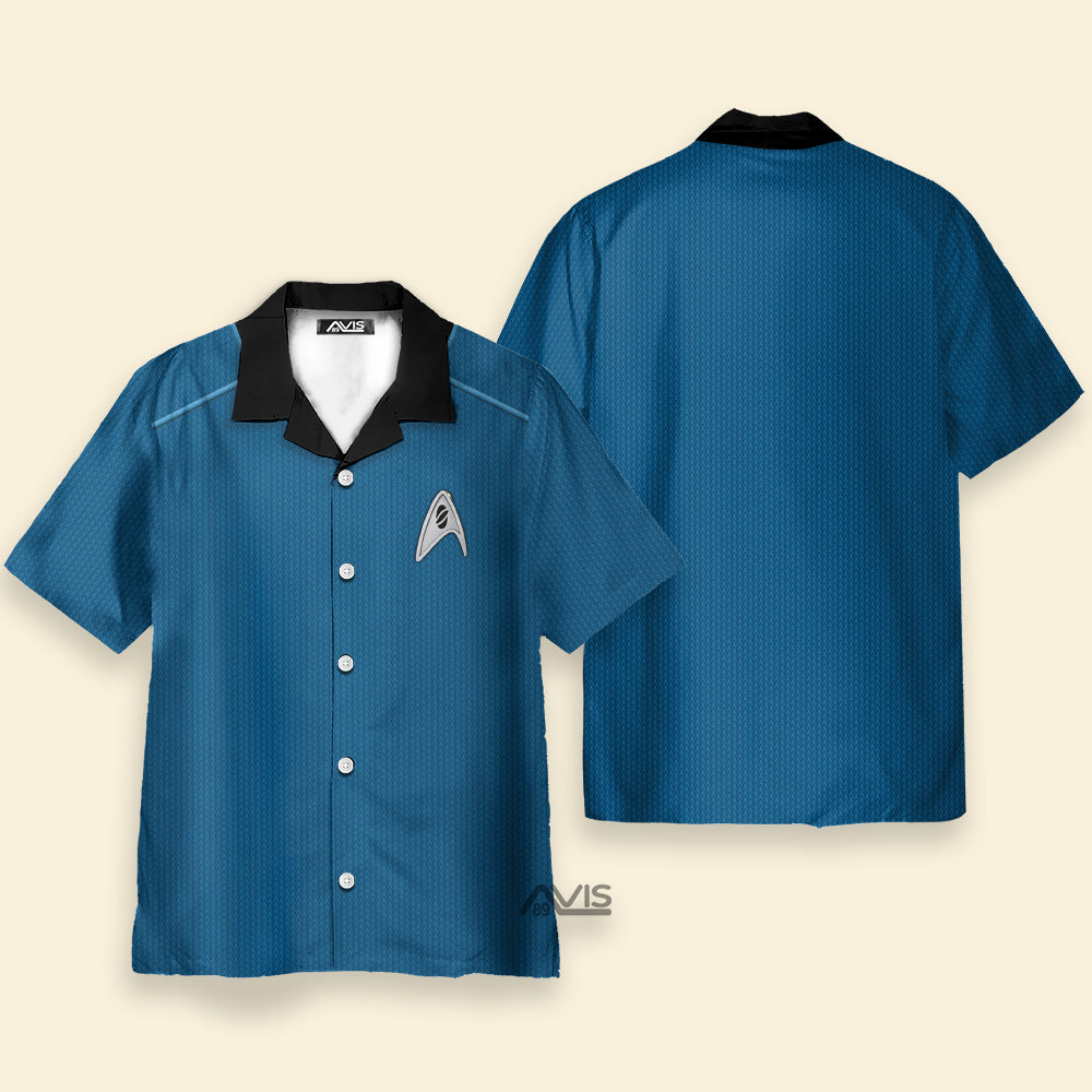 SaTr Into Darkness Blue Cool Costume Cosplay - Hawaiian Shirt