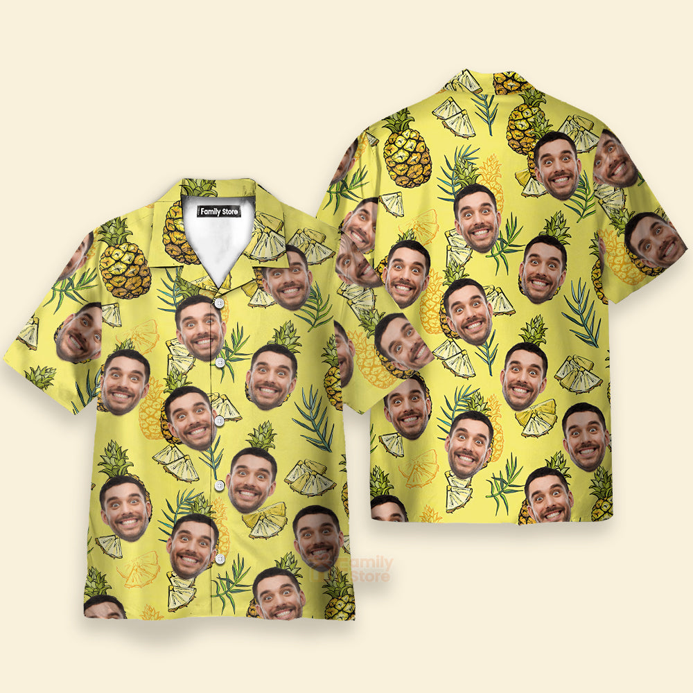 Custom Face Funny Style Summer - Custom Photo Hawaiian Shirt