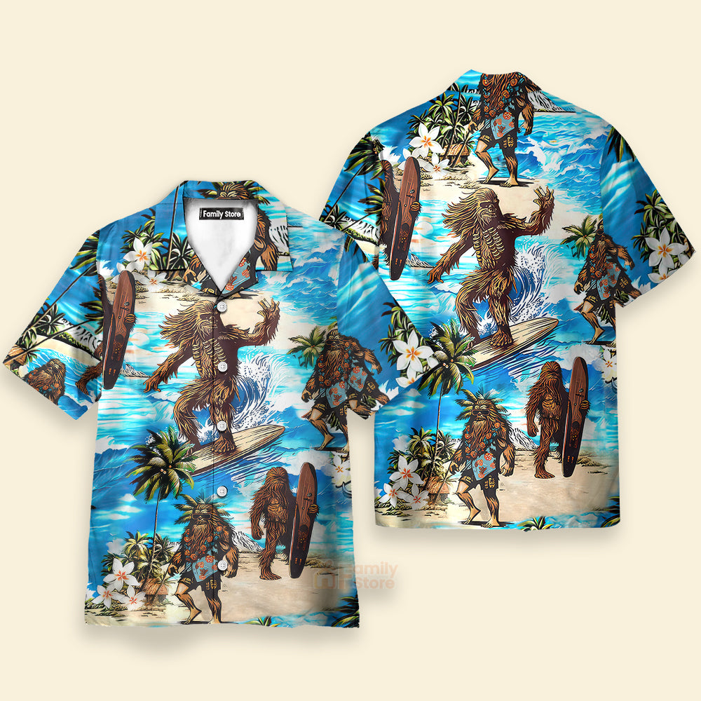 Stwa Chewbacca Surfing Hawaiian Shirt