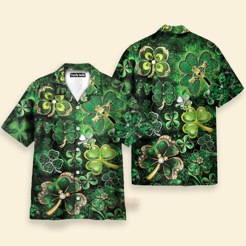 Irish Pride Happy St Patricks Day Hawaiian Aloha Hawaii Shirts