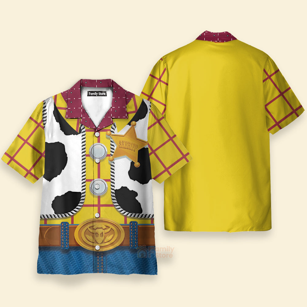 Woody movies Toy Story Denim Style Vest Dress Up Print - Hawaiian Shirt