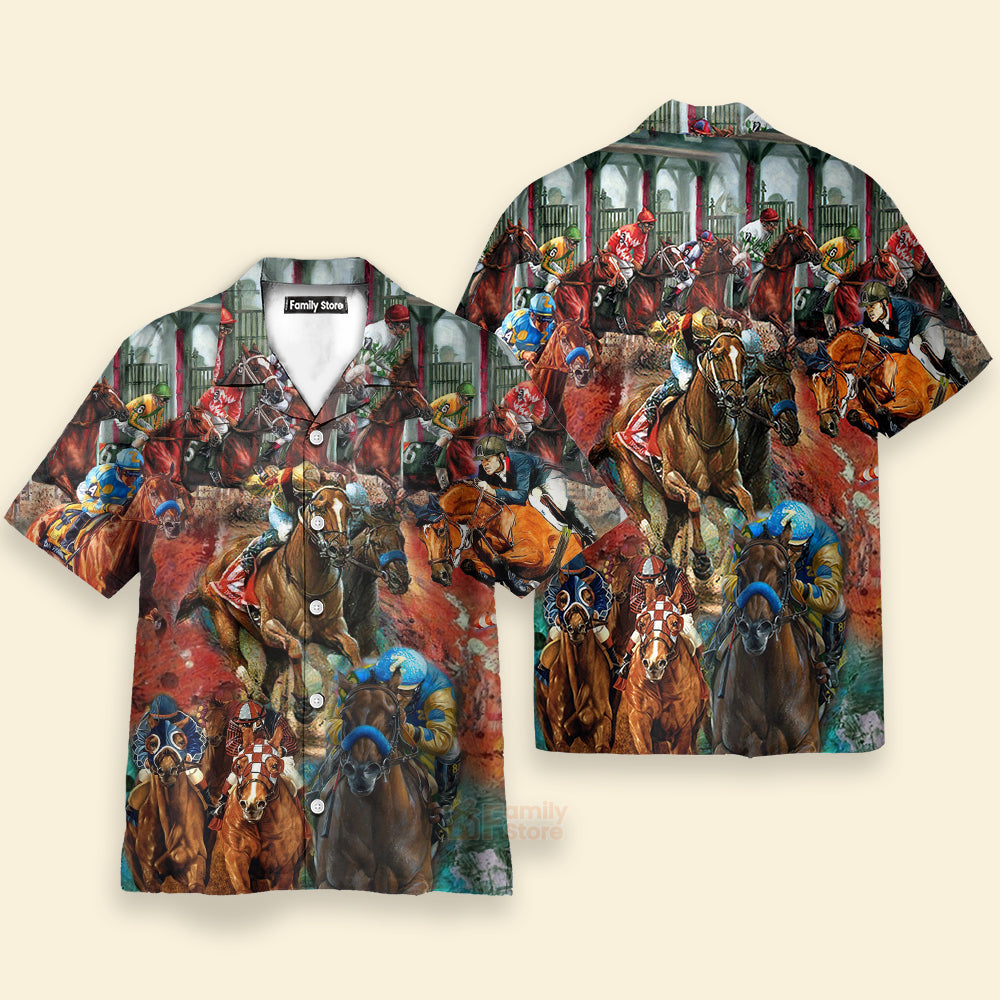Kentucky Derby Horse Racing Hawaiian Shirt, Kentucky Derby Horse Racing Shirt
